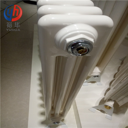 QFBGDJ305鋼三柱工程落地暖氣片（尺寸、價格、安裝、廠家）—裕華采暖 鋼三柱暖氣片 鋼三柱散熱器