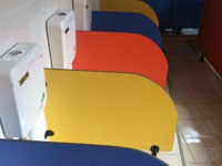 廠家*彩色幼兒園廁所隔板 抗倍特防水板 廁所隔板