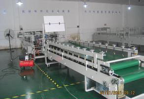 全自動天地蓋糊盒機  天地蓋糊盒機