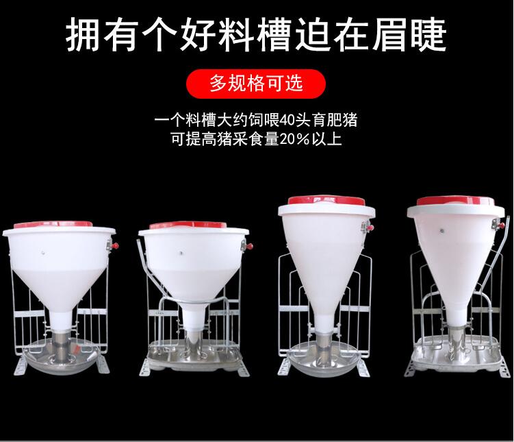 豬用自動(dòng)干濕料槽豬食槽不銹鋼料槽廠家雙面自動(dòng)采食槽價(jià)格肥豬料槽