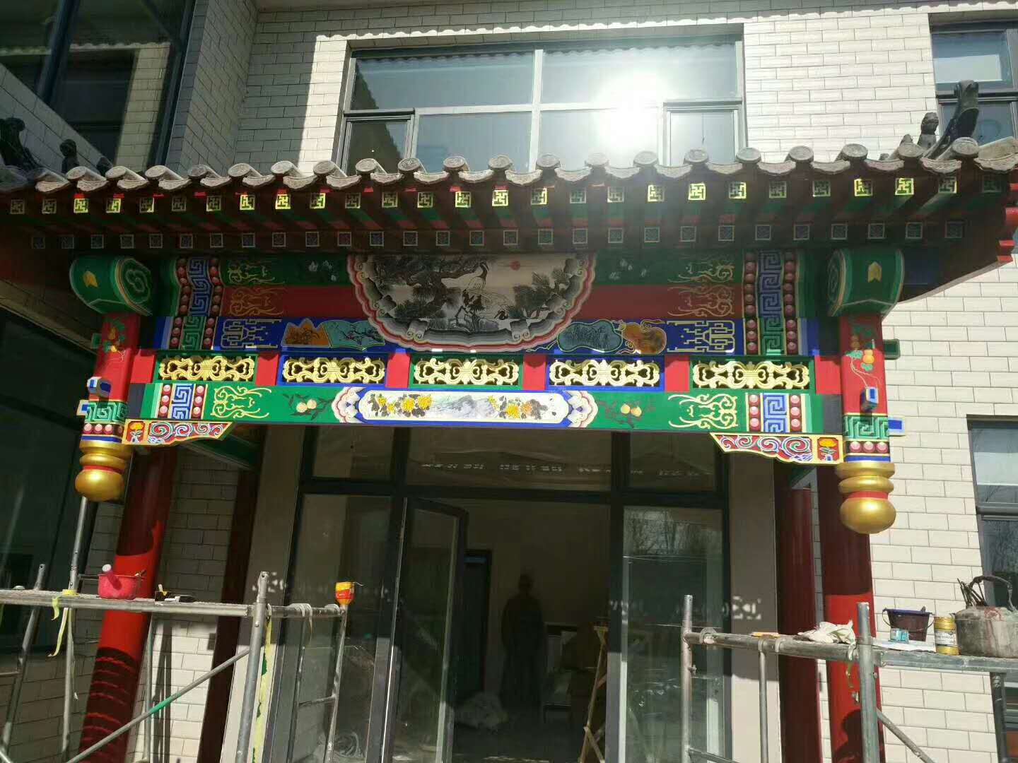 店面仿古門(mén)頭