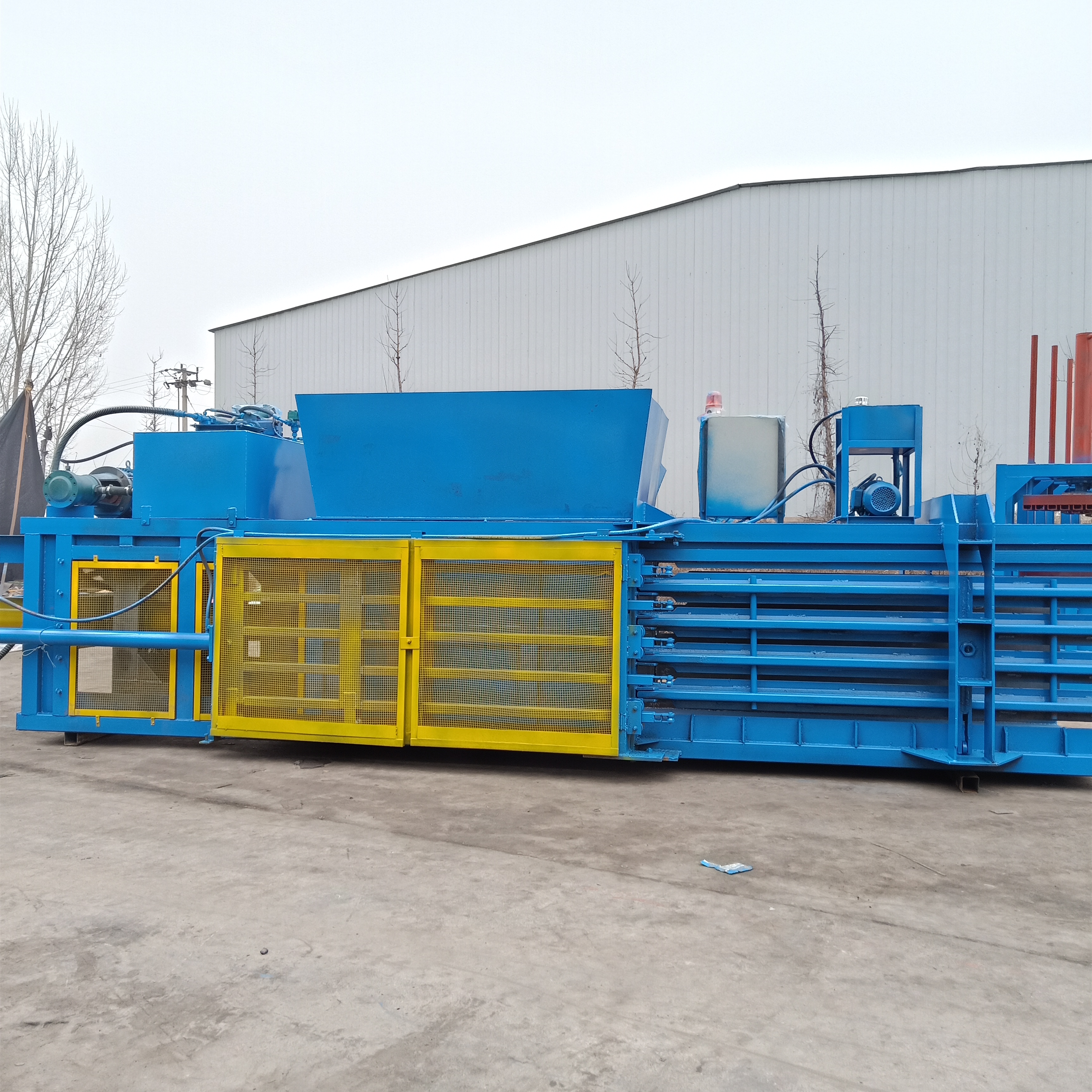 廢紙箱液壓打包機棉花舊衣服全自動液壓打包機