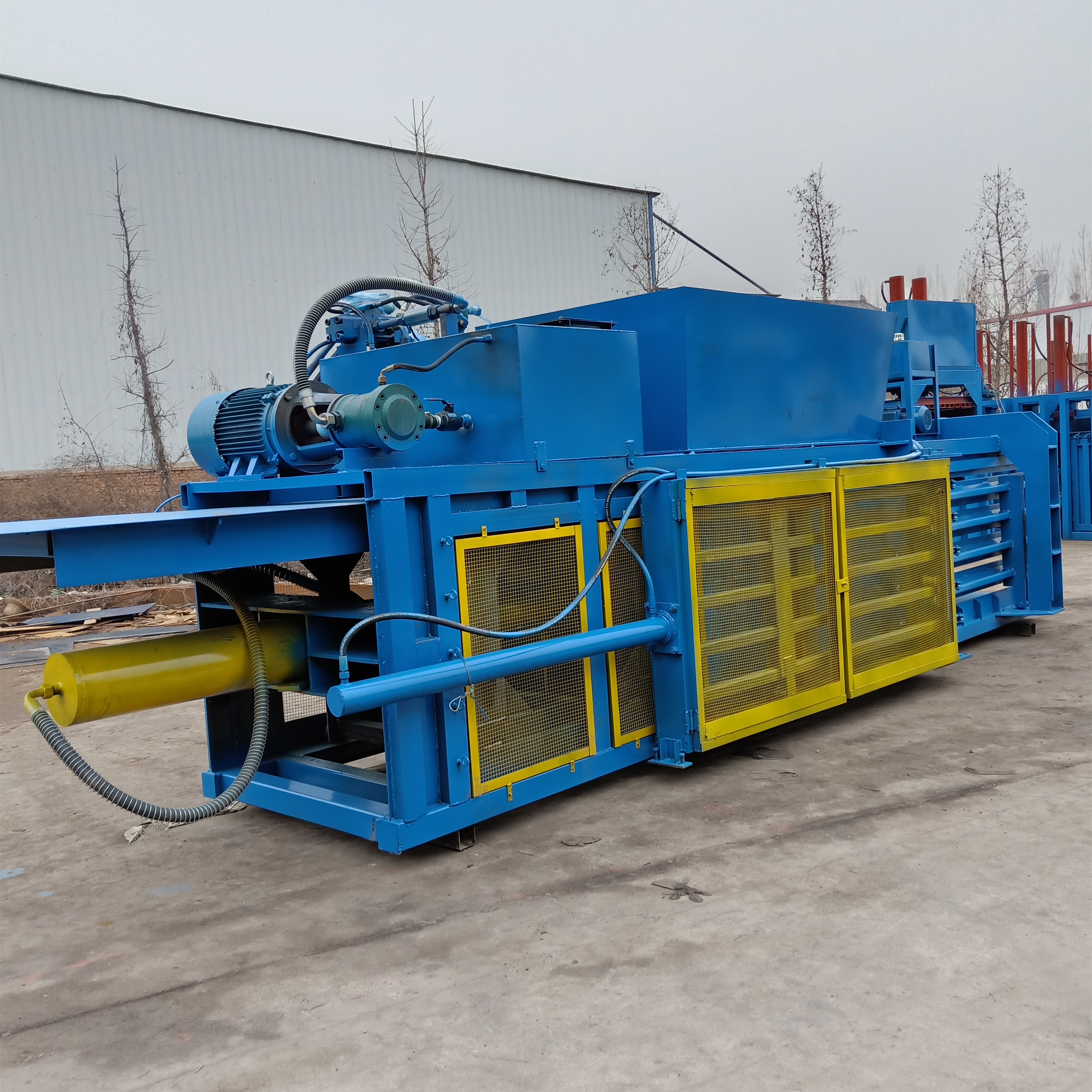 廢紙箱液壓打包機棉花舊衣服全自動液壓打包機