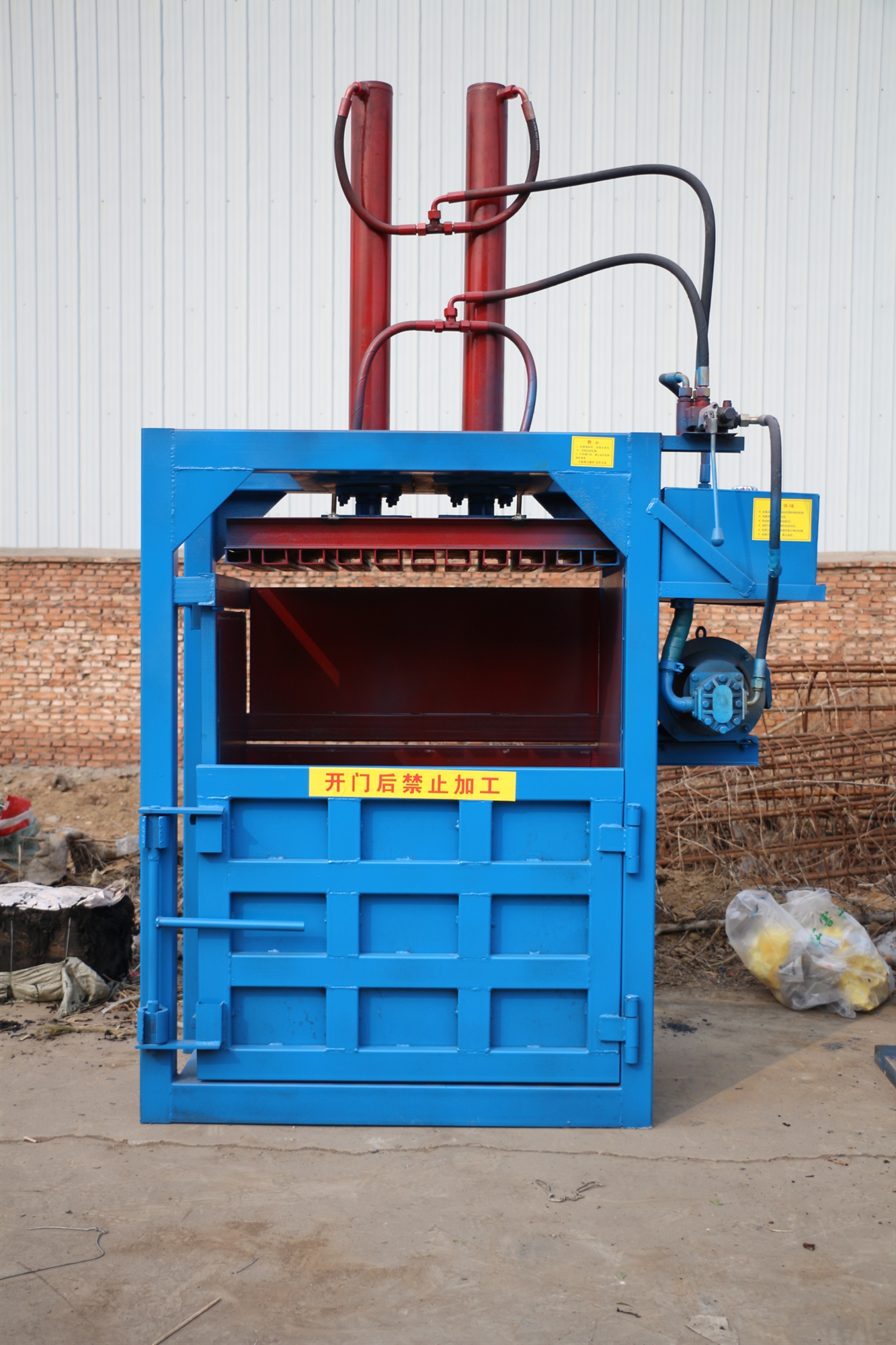 40噸立式液壓打包機(jī)編織袋打包機(jī)