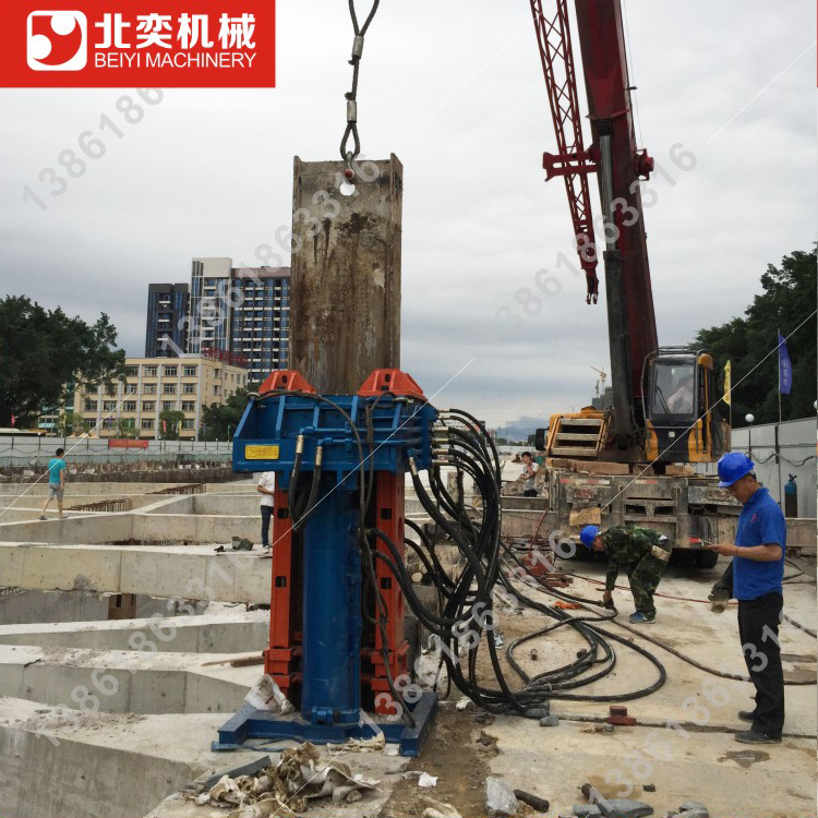 供應拔樁機拔型鋼，液壓拔樁機廠家，H工法樁工字樁起拔設備