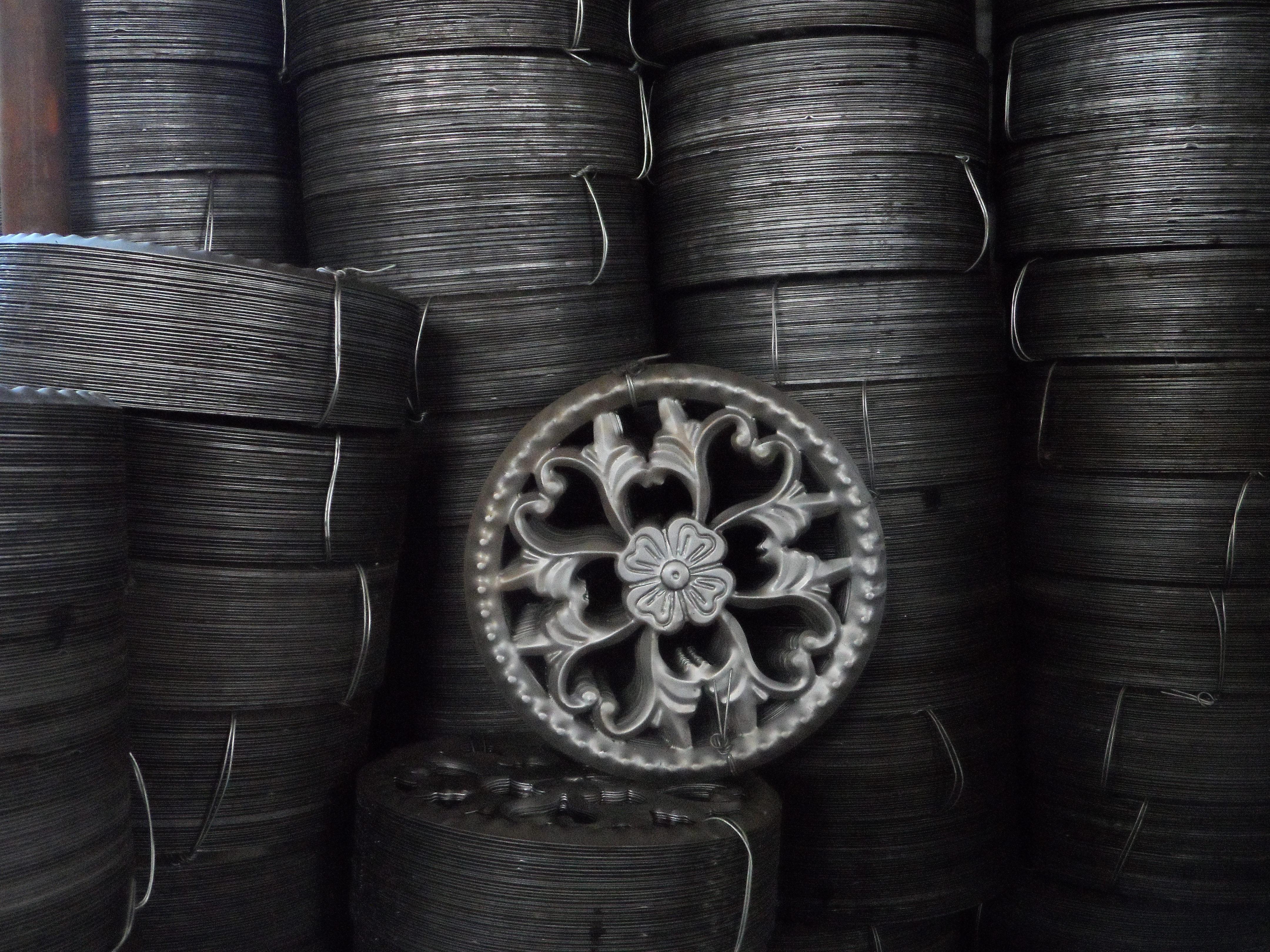 鐵藝沖壓花片0315大鐵藝大門 圍欄。家具。裝飾裝修