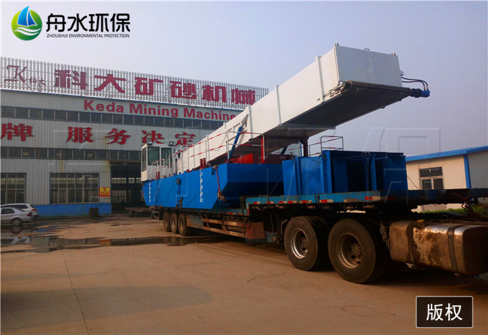 全自動(dòng)水葫蘆打撈船 水葫蘆收割船 河道保潔船