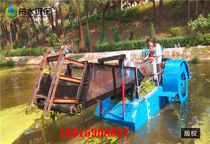 泰安割草船 半自動(dòng)割草船 水葫蘆打撈船廠家