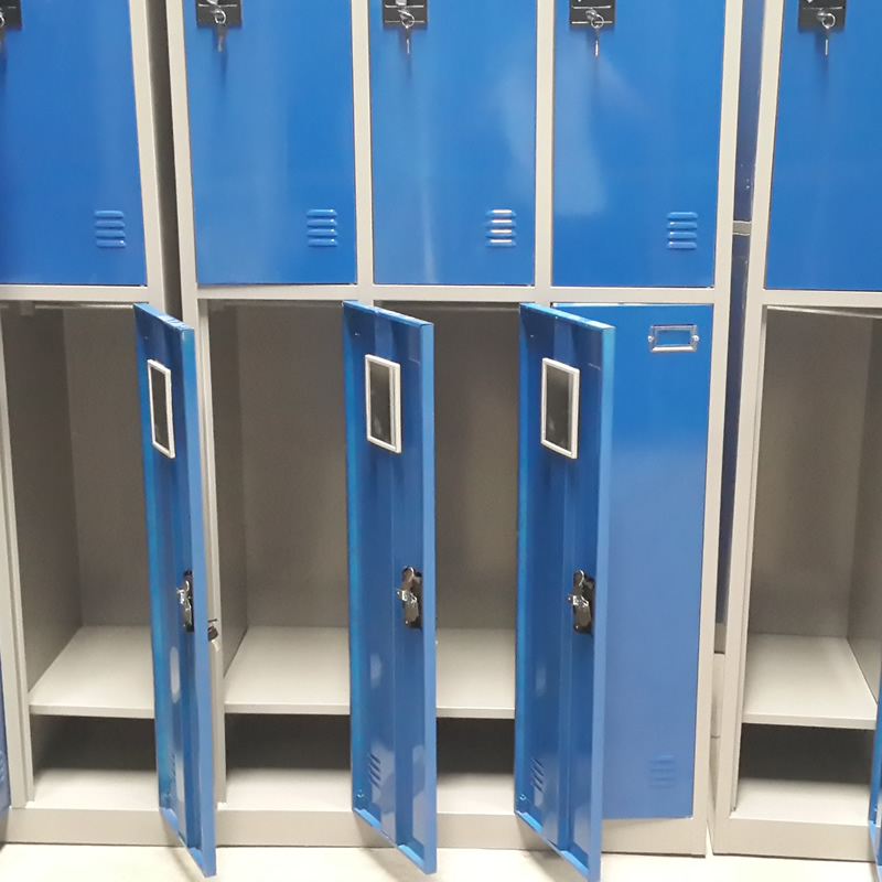 彩色更衣柜電子感應(yīng)桑拿鎖六門儲物柜員工鐵皮柜浴室寄存柜子