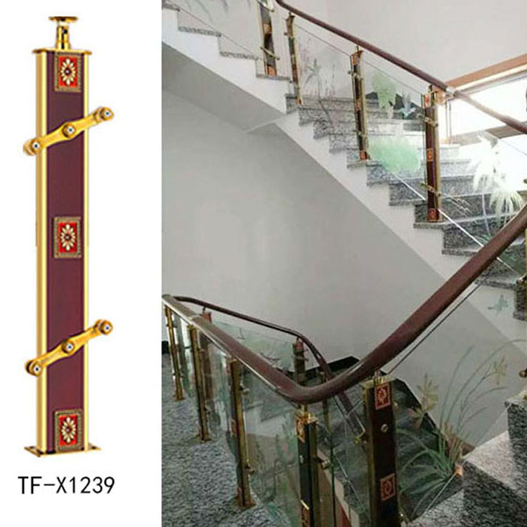 樓梯扶手豪華鋁鎂立柱樓梯立柱樓梯