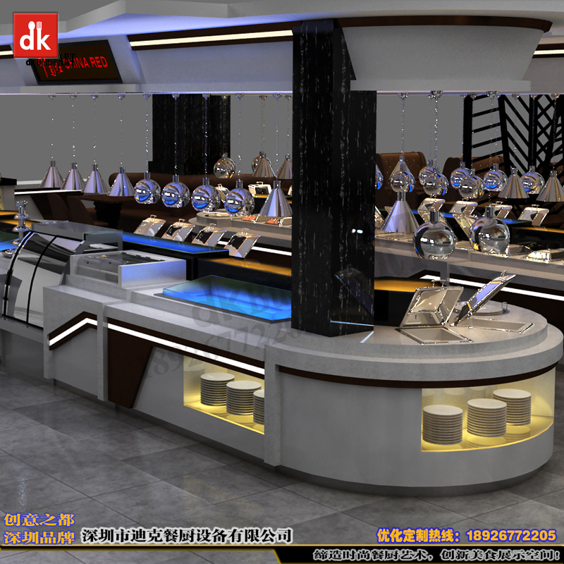迪克自助餐臺(tái)生產(chǎn)廠家　提供定制優(yōu)質(zhì)餐廚設(shè)備　英國(guó)愛(ài)丁堡自助餐廳案例