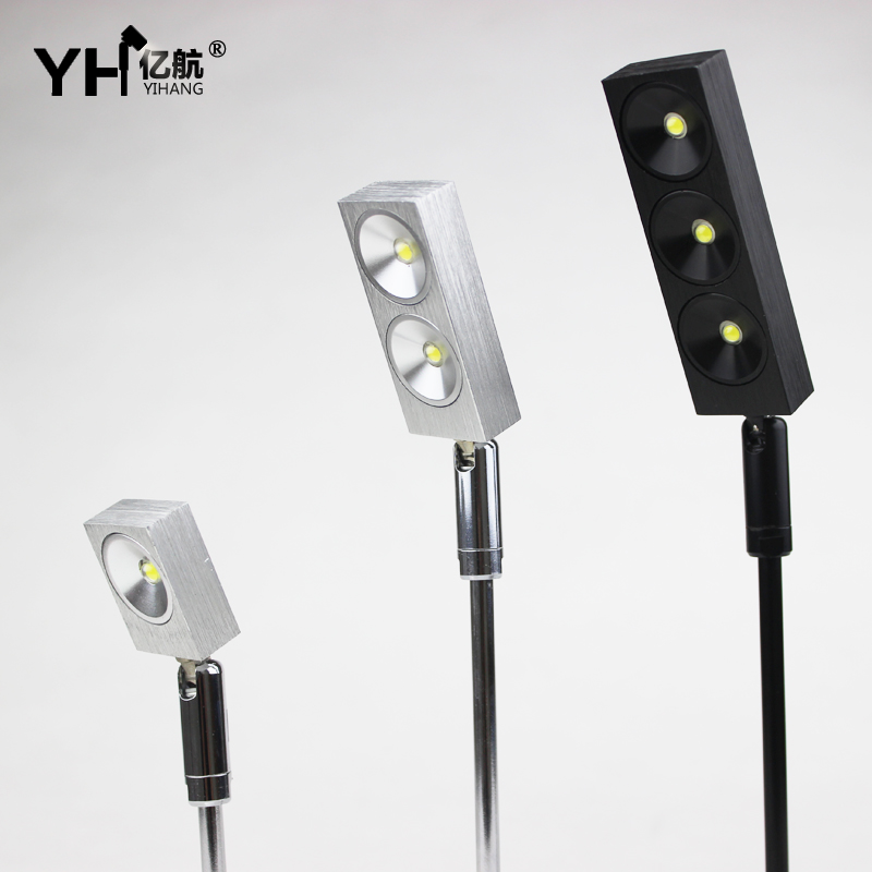 美萊優(yōu)品 廠家批發(fā)柜臺射燈珠寶展柜燈led黃金首飾柜燈直桿立桿貨架展會射燈