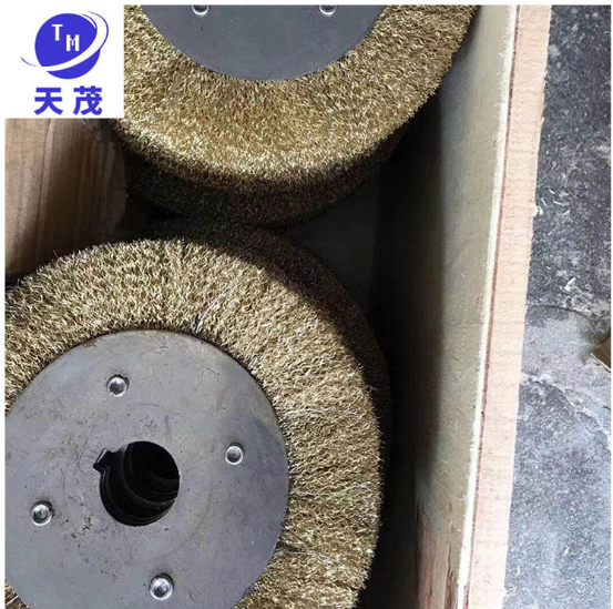 廠家直銷平行鋼絲輪 馬毛刷輪 拋光去毛刺輥刷 *