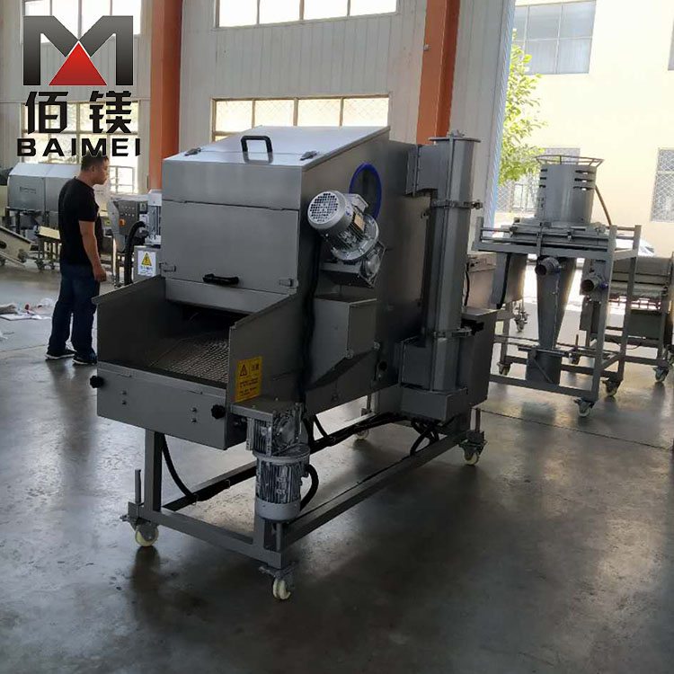 供應(yīng) 食品*平板上粉機(jī) 全自動(dòng)雞米花平板上粉流水線