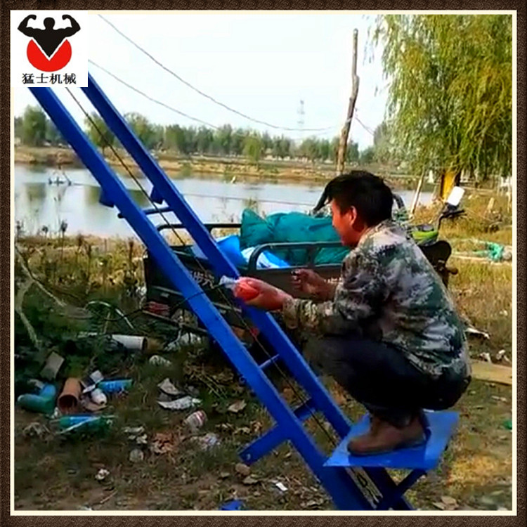 猛士快速電動上磚機\自動上魚升降機\裝修上料用爬山虎提升平臺