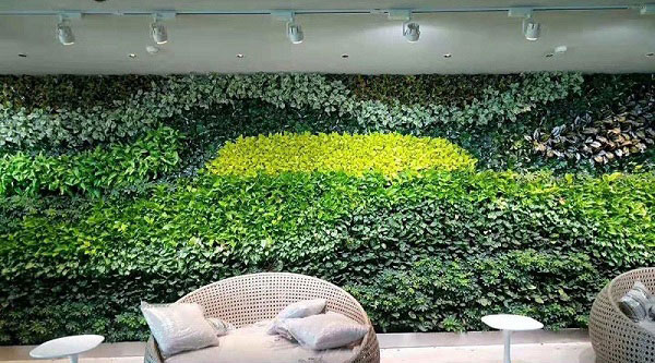 仿真植物墻草坪綠植墻綠色墻面假花塑料花藝創(chuàng)意背景形象墻裝飾