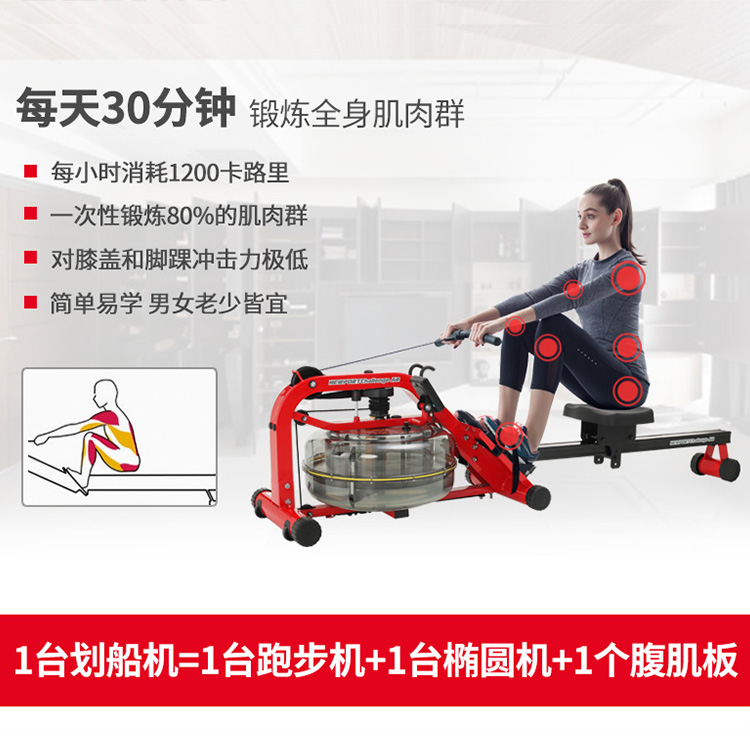 first degree進(jìn)口水阻劃船機(jī)商用家用劃船器健身器材  FDF劃船機(jī)NPTAR