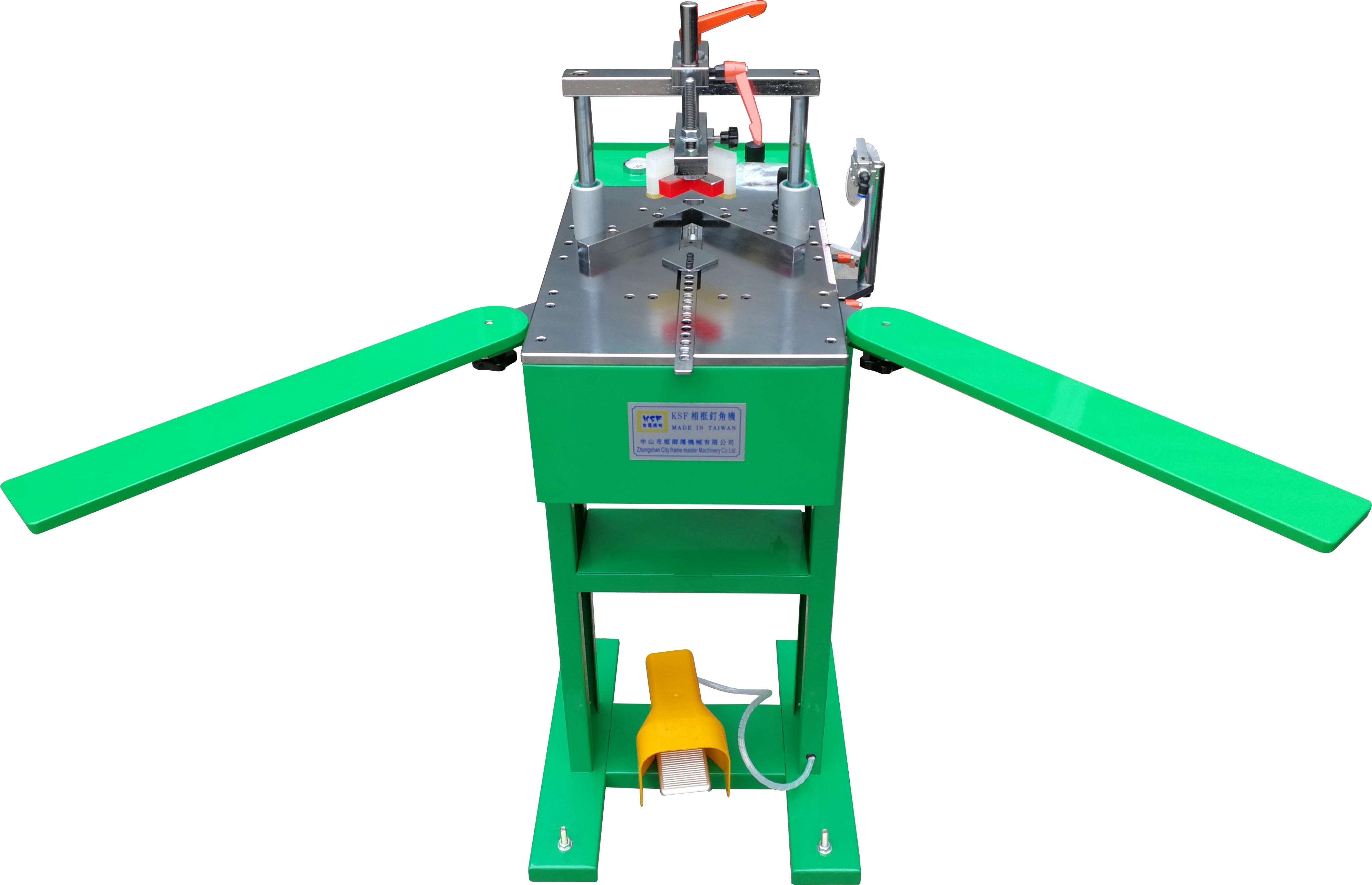 相框KSF-P3大框釘角機(jī) 氣動(dòng)立式大框釘角機(jī)器 大型精密釘角機(jī) 相框P3釘角機(jī) 相框機(jī)械廠家 KSF-P3大框釘角機(jī)