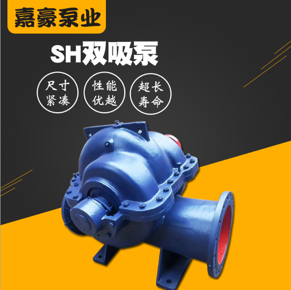 河北SH雙吸泵廠家10SH-6農(nóng)田排澇管道泵清水中開泵臥式雙吸離心泵 10SH-6雙吸泵