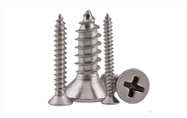 深圳市精誠云峰科技有限公司廠家直銷304不銹鋼十字沉頭自攻螺絲