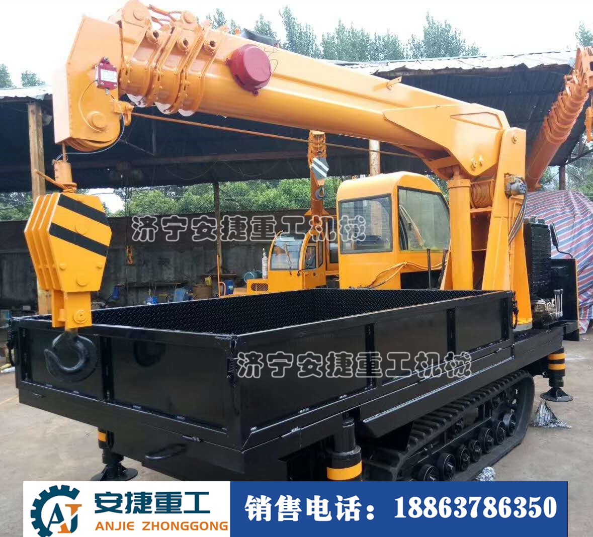 橡膠履帶隨車吊起重運(yùn)輸車  全地形履帶隨車吊吊運(yùn)機(jī) 沼澤地隨車吊