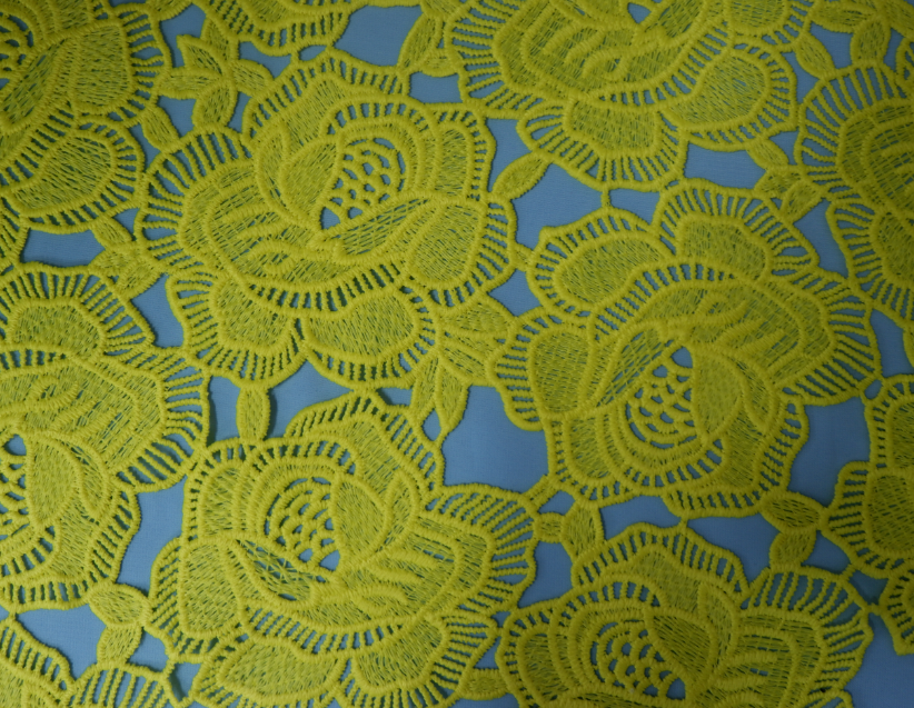 水溶刺繡花邊牛奶絲滿幅花邊繡，水溶花邊生產(chǎn)廠家供應(yīng)直銷