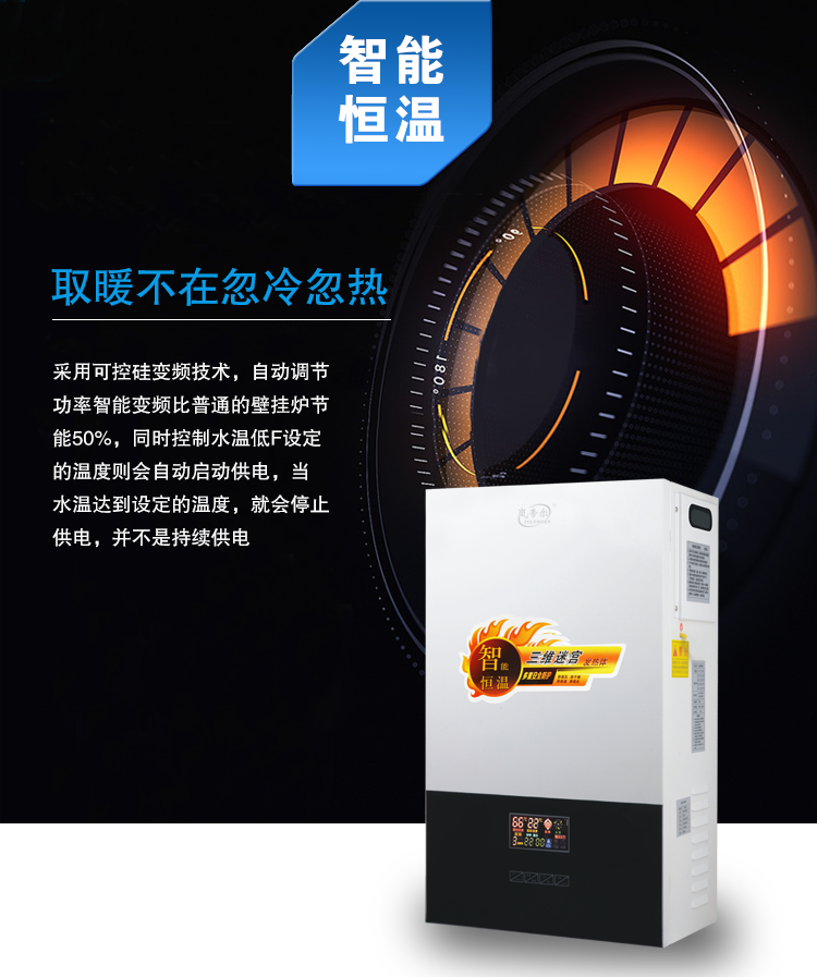 智能遙控電采暖壁掛爐/廠家直銷