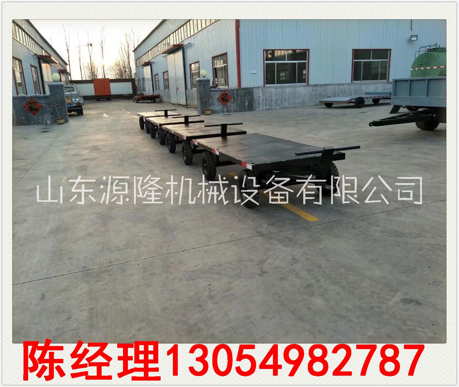 源隆定做物美價廉輕巧型廠區(qū)使用3噸平板拖車 小型運輸車