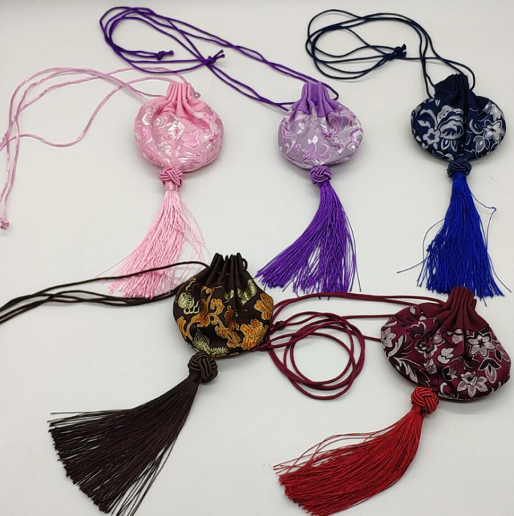 多色可選香包香囊香袋 中國風布藝流蘇汽車掛件 端午節(jié)刺繡香包