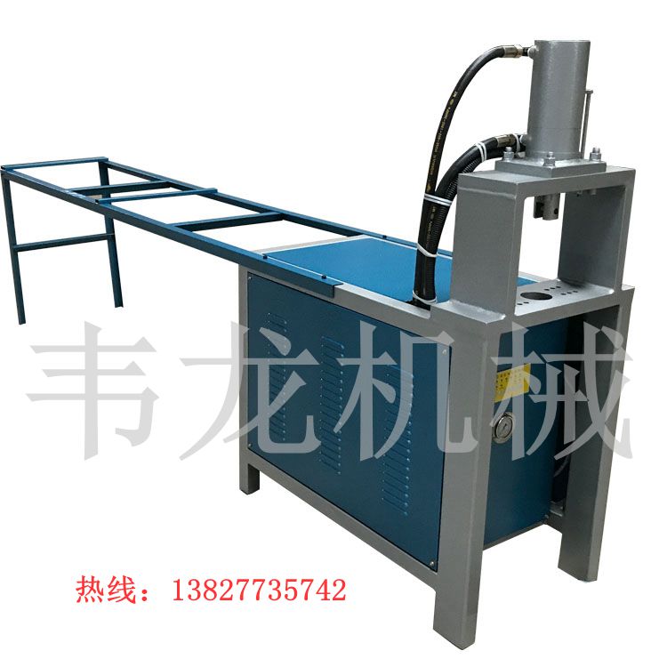 角鐵沖90度角槽鋼沖斷 腳手架沖弧護欄貨架沖孔液壓沖孔機
