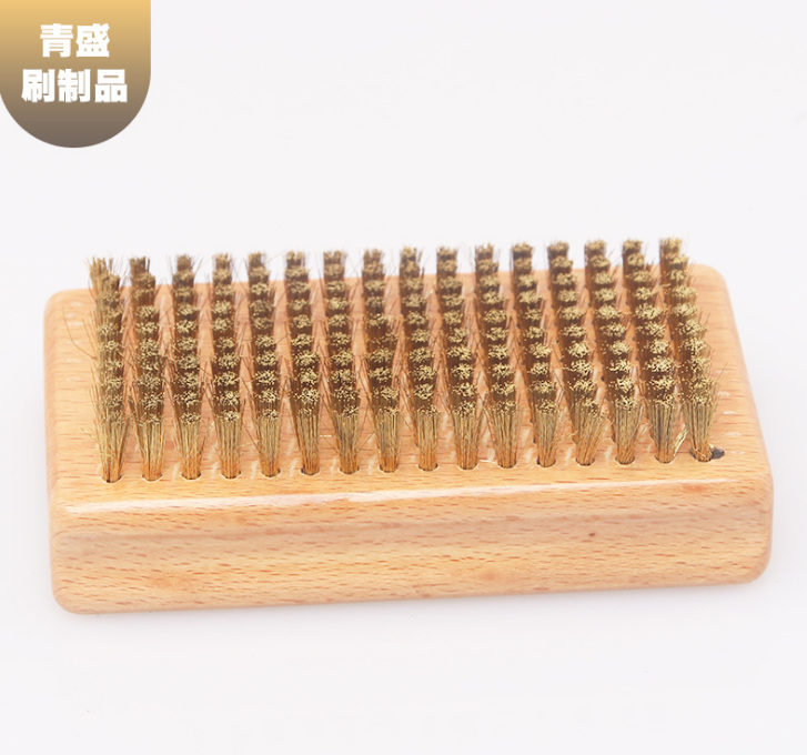 廠家供應(yīng)木板銅絲刷 網(wǎng)紋輥清洗不銹鋼絲刷 木柄紋理絨刷
