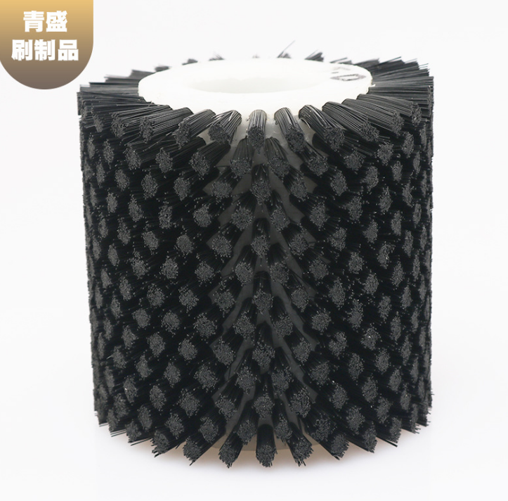 廠家定制印刷器材配件毛輪 燙金機毛刷輪 尼龍體豬鬃輪刷