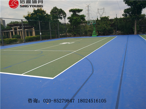 海南?？谌齺喕@球場(chǎng)施工建設(shè)及籃球場(chǎng)材料價(jià)格廠家