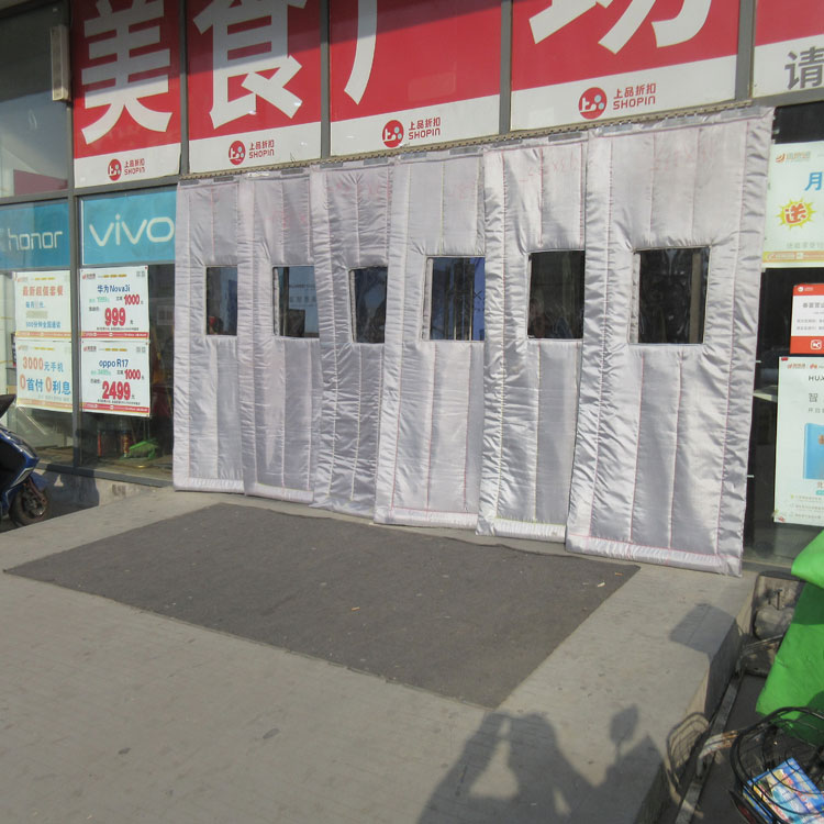 生產(chǎn)冬季保溫牛津布棉門簾廠家