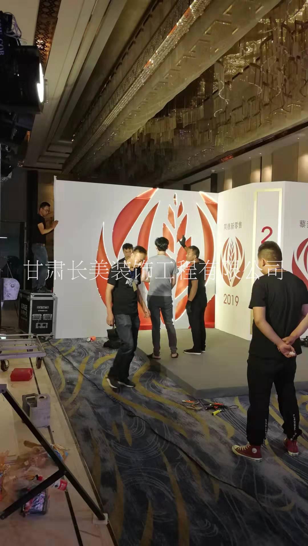 金昌專業(yè)設計搭建公司電話，金昌臨時展廳布展施工方案，金昌臨時展廳布展施工