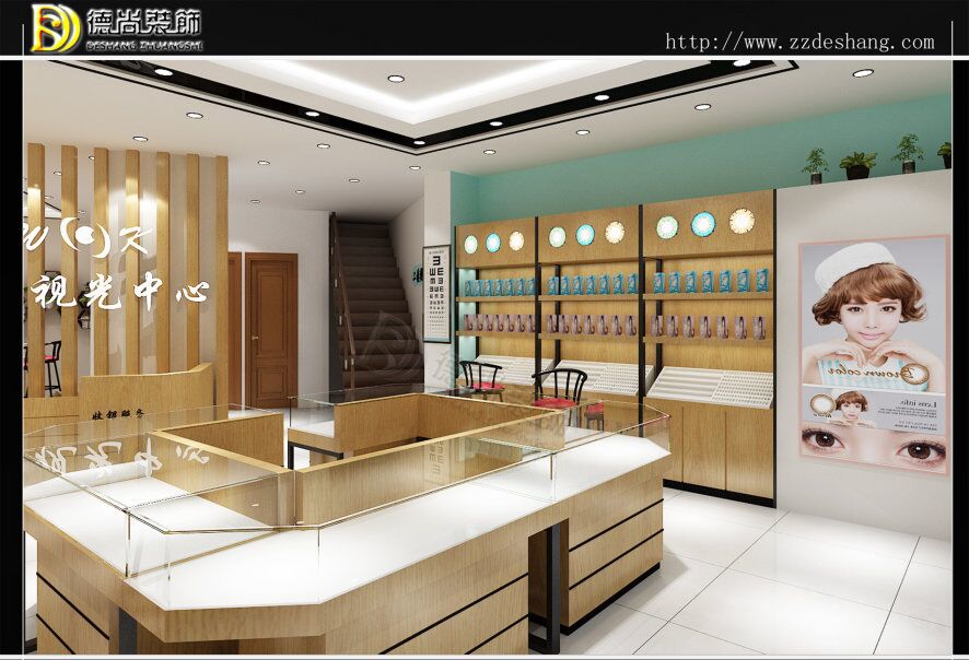 專業(yè)制作眼鏡展柜裝修設(shè)計