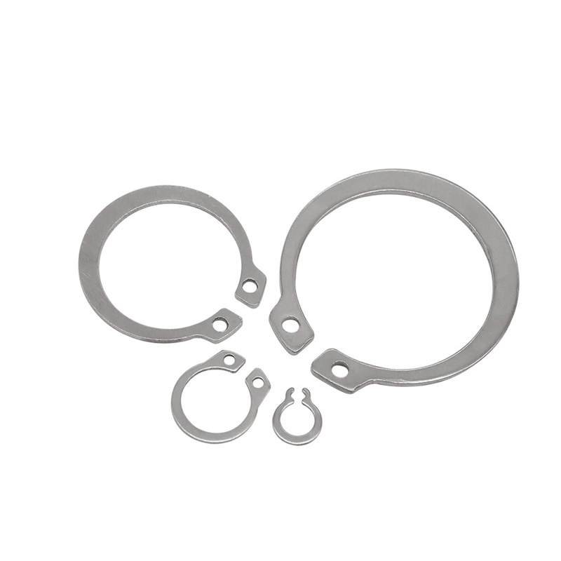 廠家供應(yīng)不銹鋼軸用外卡擋圈軸用彈性卡簧C型卡環(huán)
