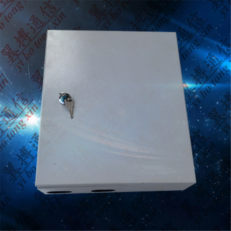 戶外冷軋板16芯光纜分線箱PLC插片式