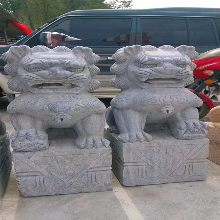 墓地石獅子大理石小石獅子廠家供應(yīng)