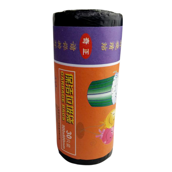 奇正 保潔垃圾袋（加厚型） 50*60cm 30只/卷 黑色