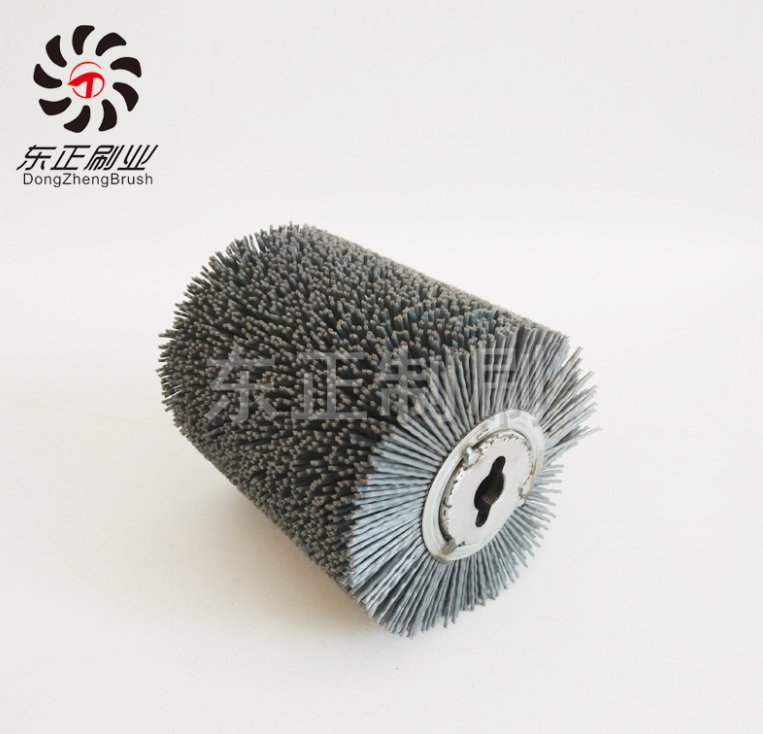 廠家定制磨料絲刷輥鋼絲刷輥金屬拋光去銹毛刷輥品質(zhì)保證