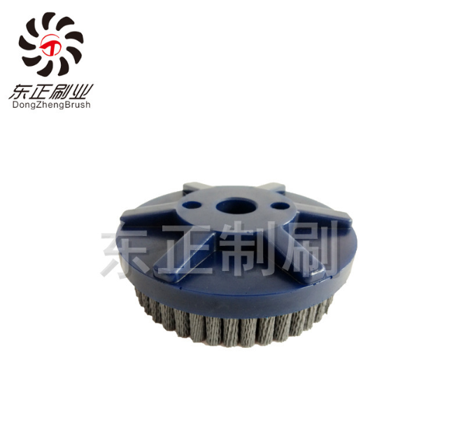 廠家直銷拋光去銹膠注型磨料絲毛刷圓盤刷端面刷專業(yè)定制品質(zhì)保障 磨料絲圓盤刷