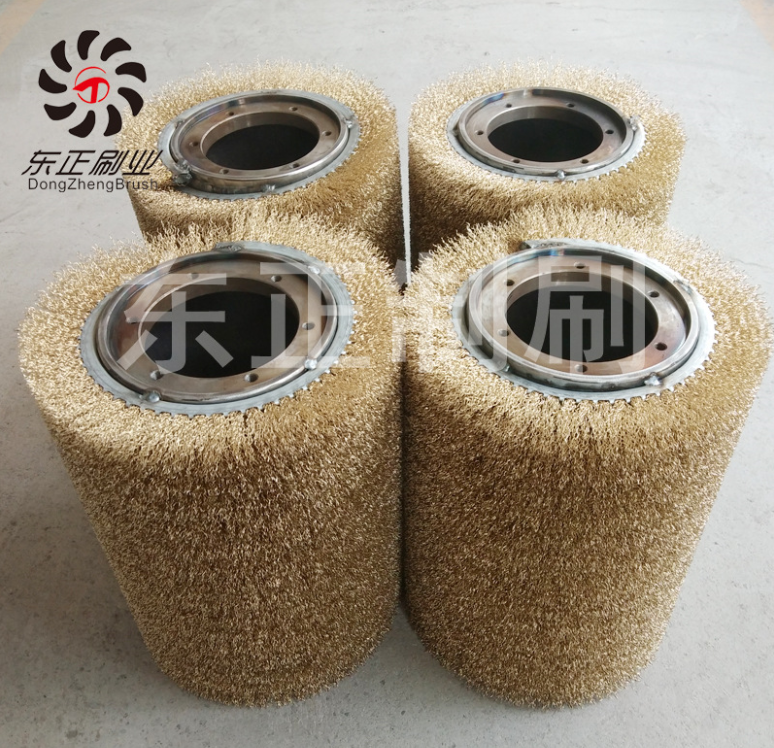 廠家直銷(xiāo)機(jī)械拋光工業(yè)刷輥鋼絲刷輥拋光拉絲毛刷輥專(zhuān)業(yè)定制