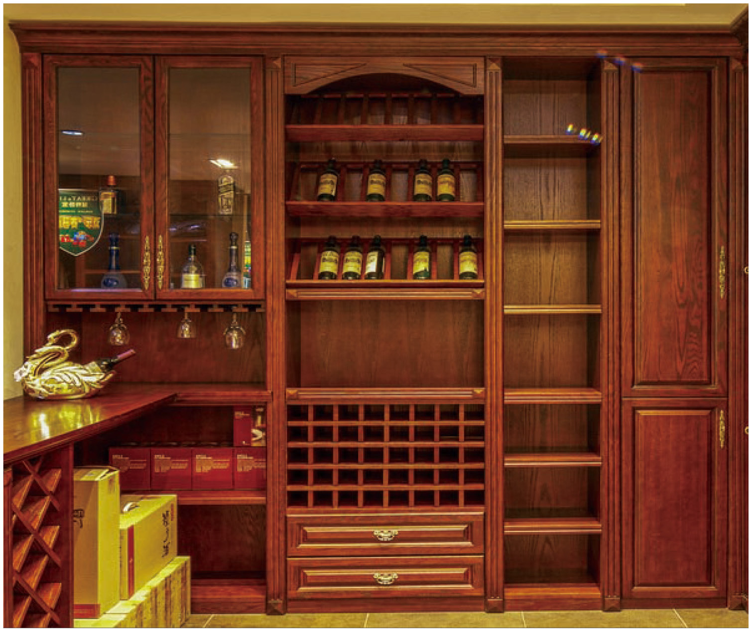 酒柜 全鋁整板酒柜