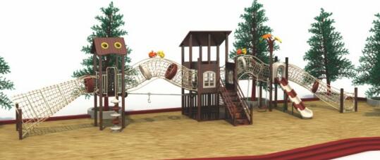 幼兒園攀爬架 炭燒組合攀登架 安吉游戲 兒童木制攀爬架廠家