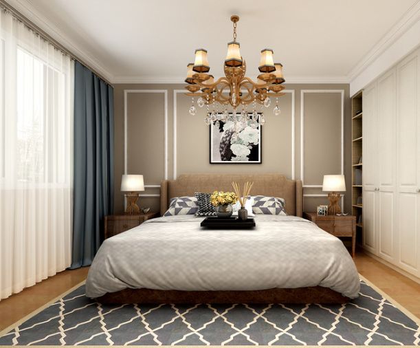 琥珀咖啡味 112平米三室美式設(shè)