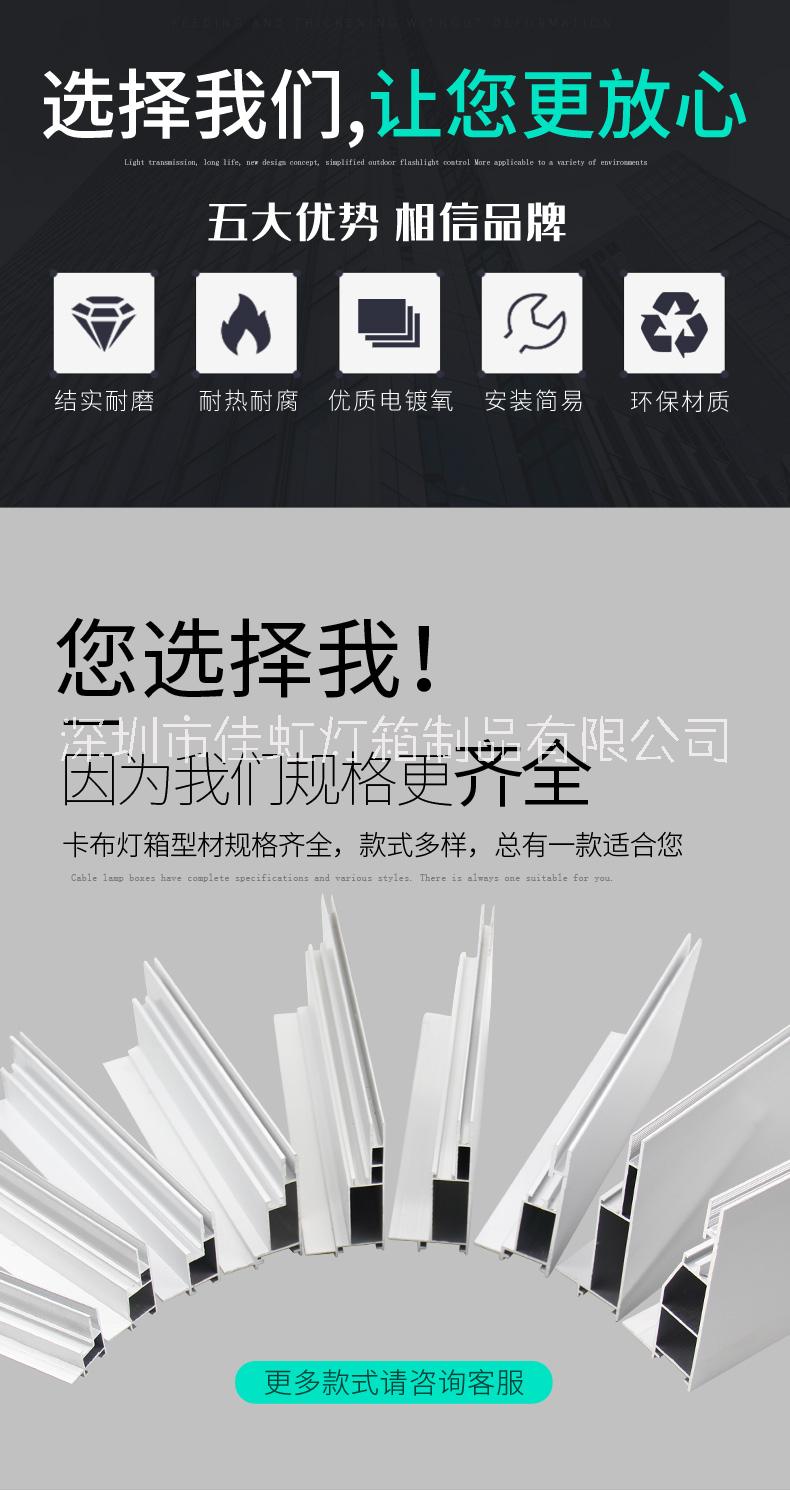 卡布燈箱鋁材