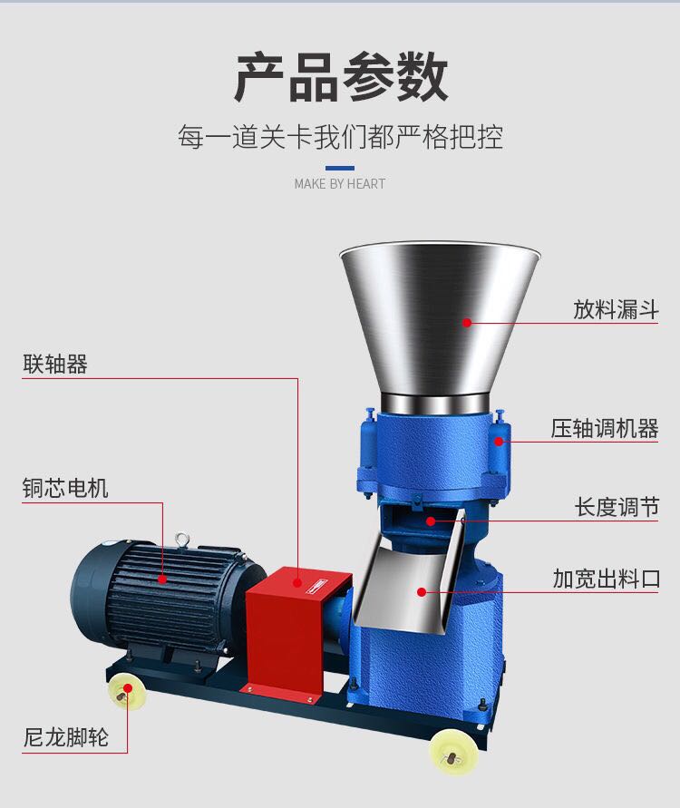 廠家直銷小型家用飼料顆粒機(jī)零售價(jià)格