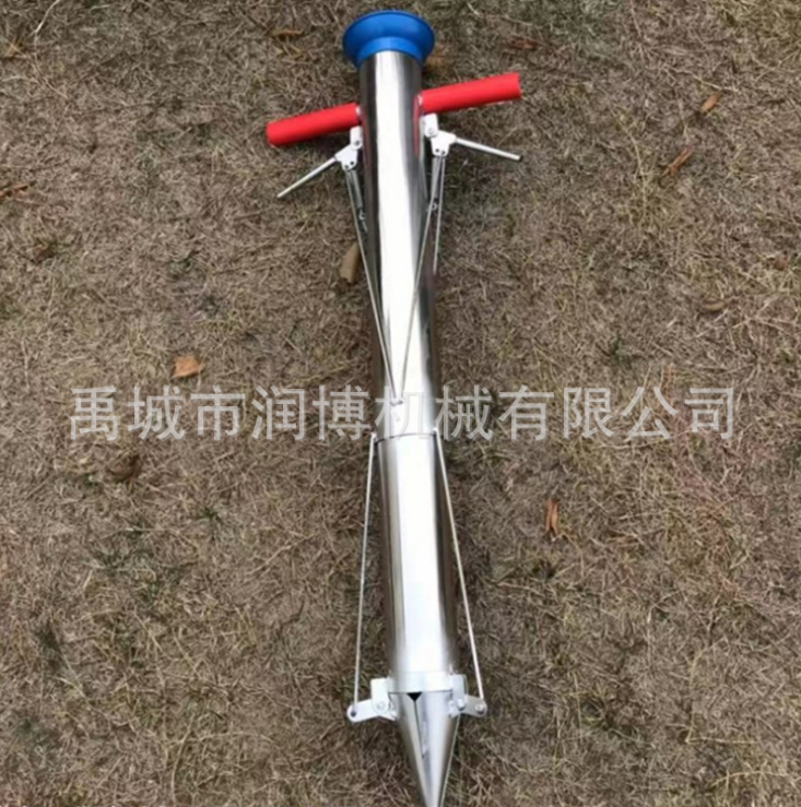 手提辣椒栽苗器 不銹鋼種苗器 雙把手栽苗定點(diǎn)栽苗機(jī)