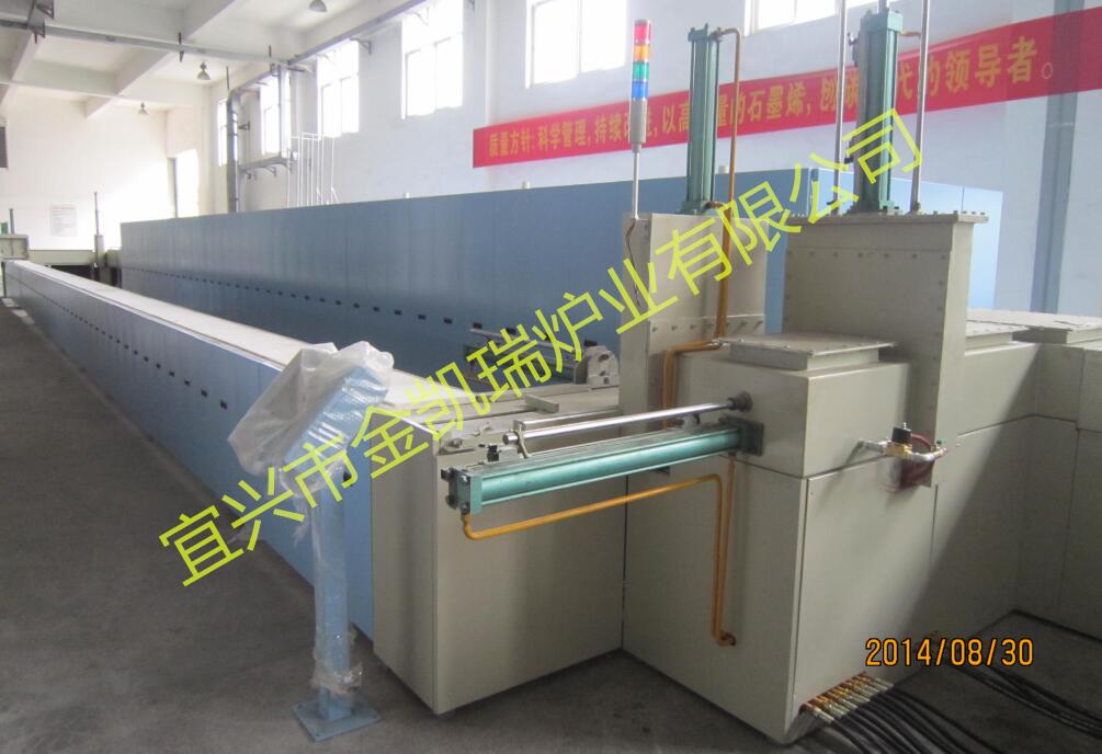 磷酸鐵鋰的燒成推板窯鋰電正負(fù)極材料宜興市金凱瑞爐業(yè)有限公司